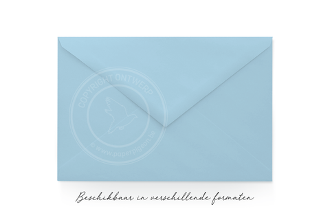 Envelop - lichtblauw 3