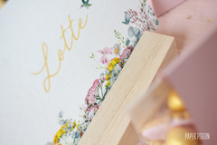 Geboortekaartje Lotte - veldbloemen