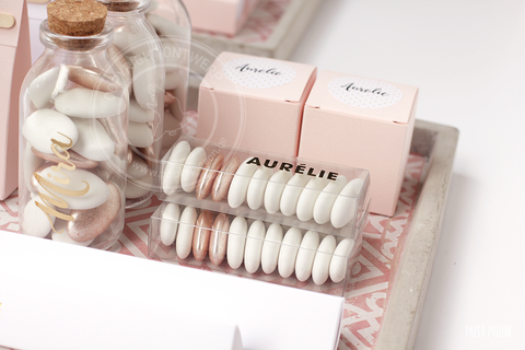 Suikerbonen / oudroze metallics