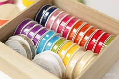 Organza lint - verschillende kleuren / per rol  - Paper Pigeon